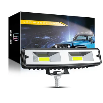 

Bar LED Work Light Lamp Floodlight Off-Road 2LED Vehicle 6500K Shockproof