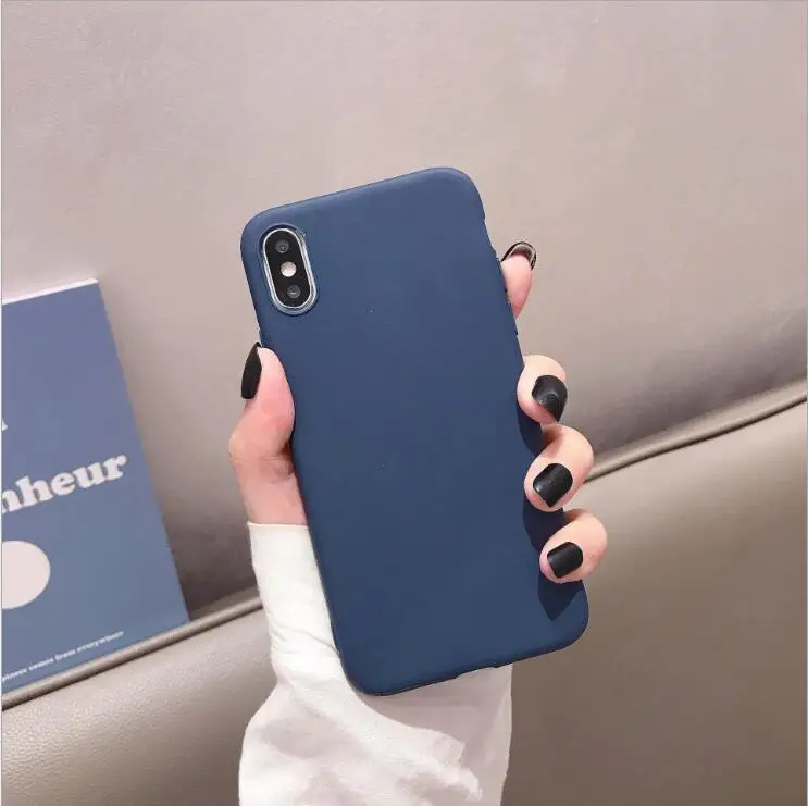 

Case For Huawei Honor 10 6C 9 8 Lite P smart Case Soft Silicone Back Matte Color Phone Cases For Coque for Huawei Y3 Y5 Y9 2017