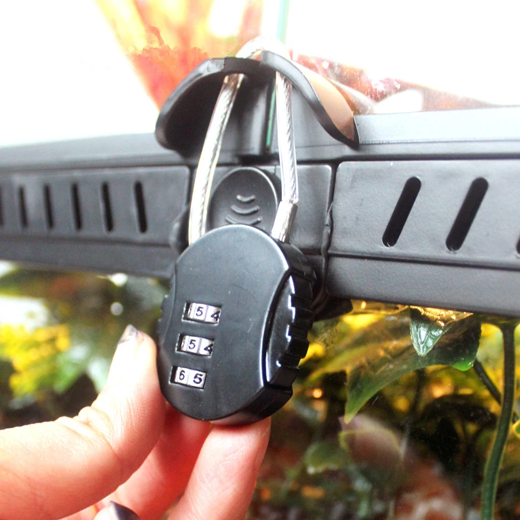 Combination Travel Suitcase Luggage Bag Code Lock Padlock for Reptile Fish Tank