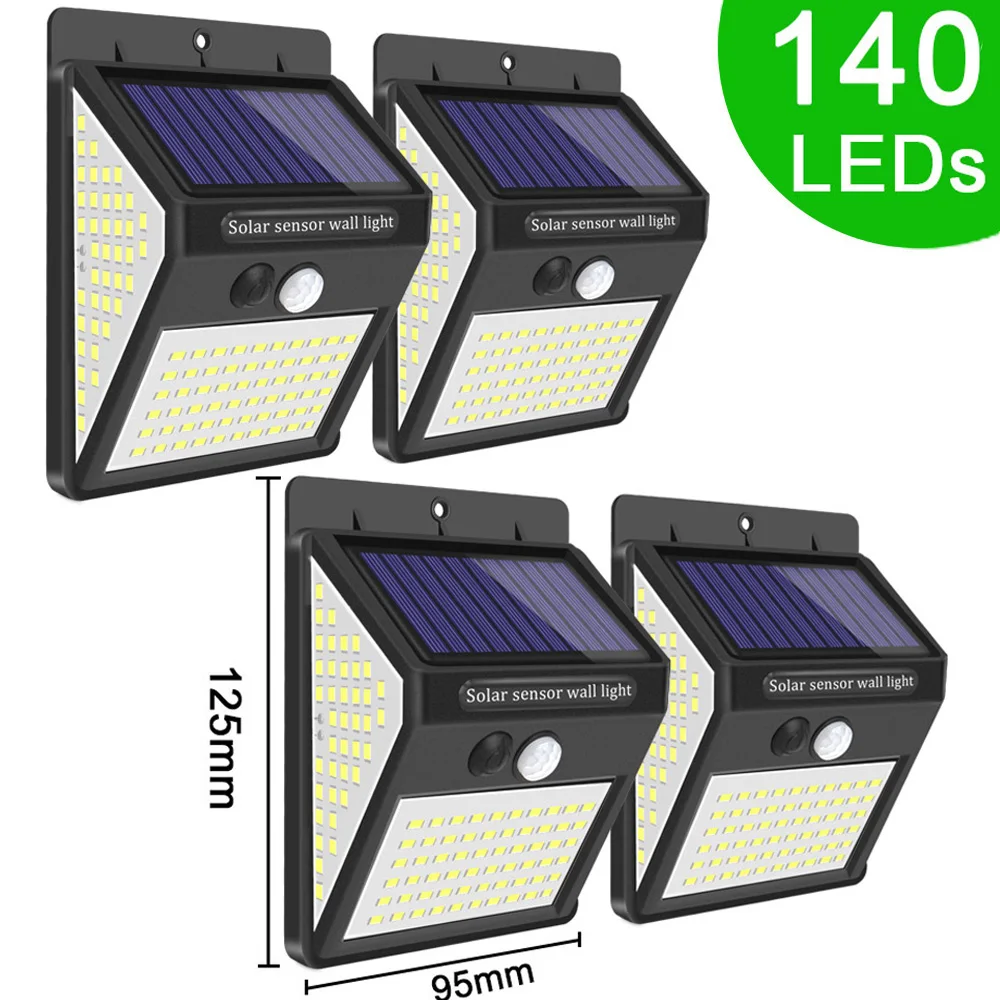 3Mode 140 LED Garden Solar Light Outdoor Motion Sensor Solar Security Light for Wall Fence Decoration PIR Waterproof Energy Lamp 3Mode 140 LED Garden Solar Light Outdoor Motion Sensor Solar Security Light for Wall Fence Decoration PIR Waterproof Energy Lamp