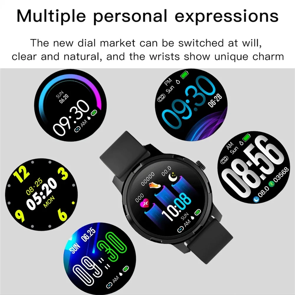Полностью умные часы с сенсорным экраном для Apple ios Android Phone Sleep Heart Rate Monitor водонепроницаемые спортивные умные часы для мужчин и женщин