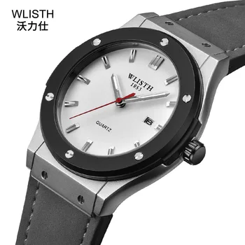 

WLISTH Luxury Brand Calendar Quartz Business Men Watch Waterproof Stainless Steel Sport Wrist Watch Man Clock relogio masculino