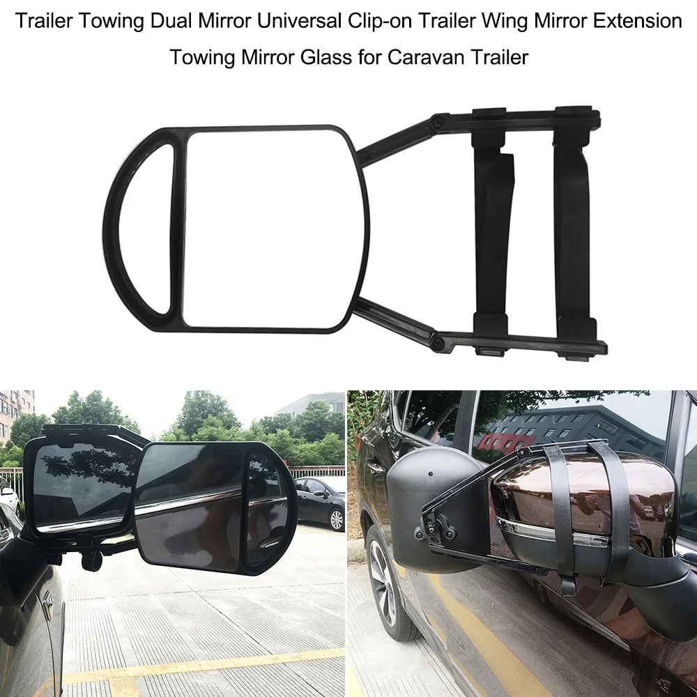 Vauxhall Zafira Caravan Trailer Extension Towing Wing Mirror Glass 1 Pair 