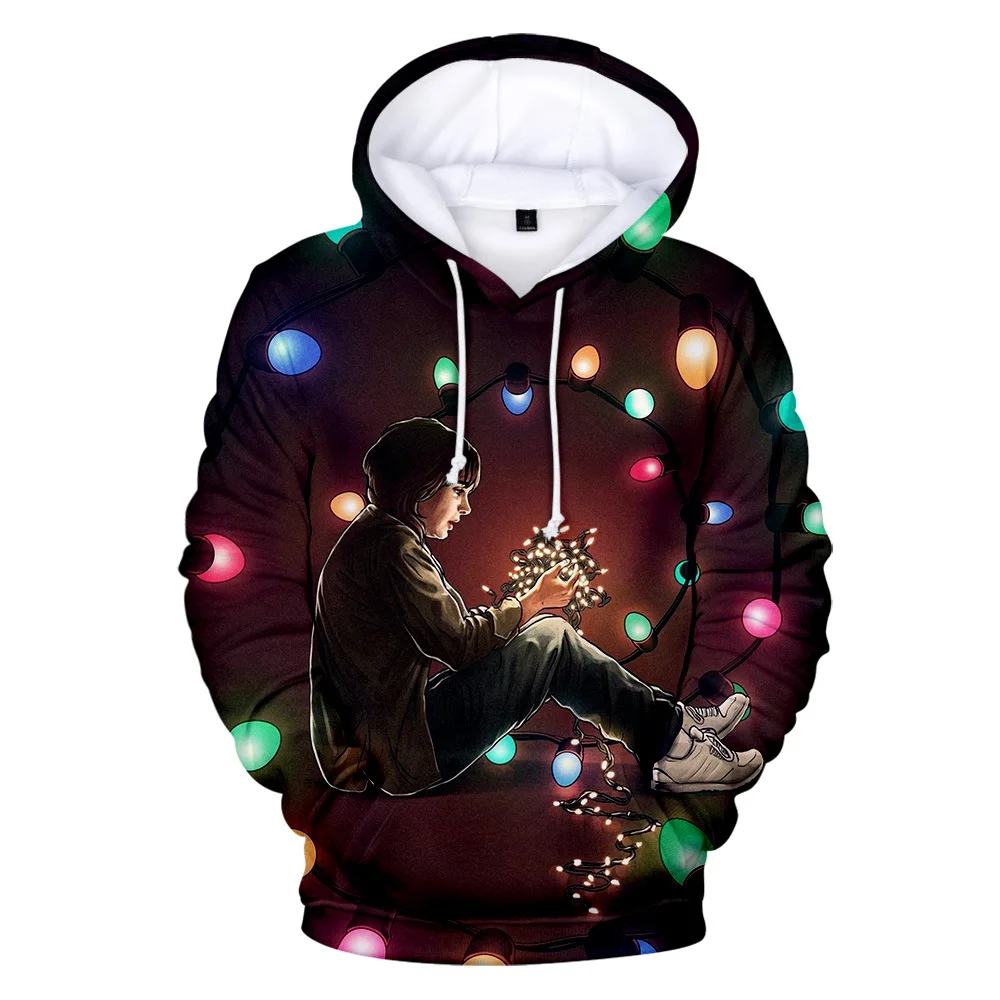 

2019 New Boy Clothes Summer Popular Hoodies Horror TV series Stranger Thing 3D Printing Hoodies