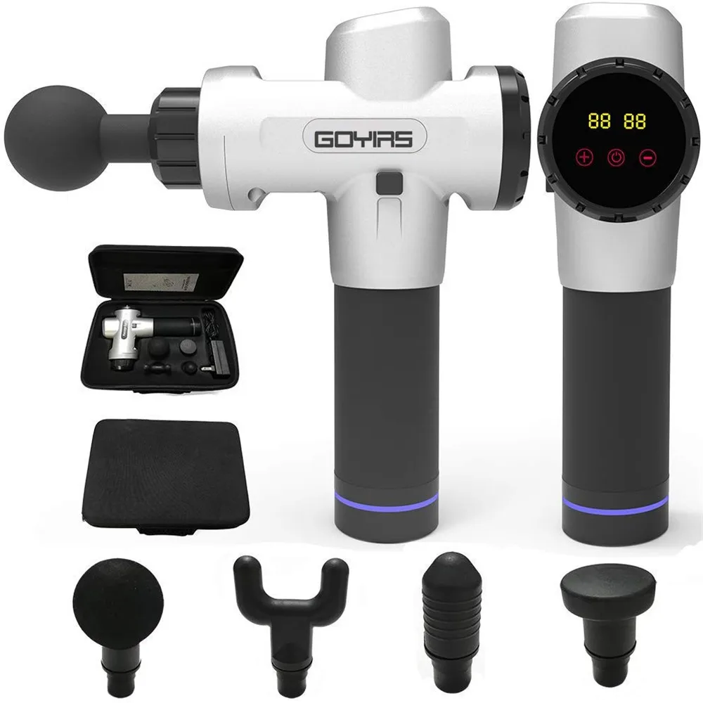 Massage Muscle Relaxation Massage Gun LCD touch screenAt Home Charging Deep Dynamic Therapy Vibrator With USB 2