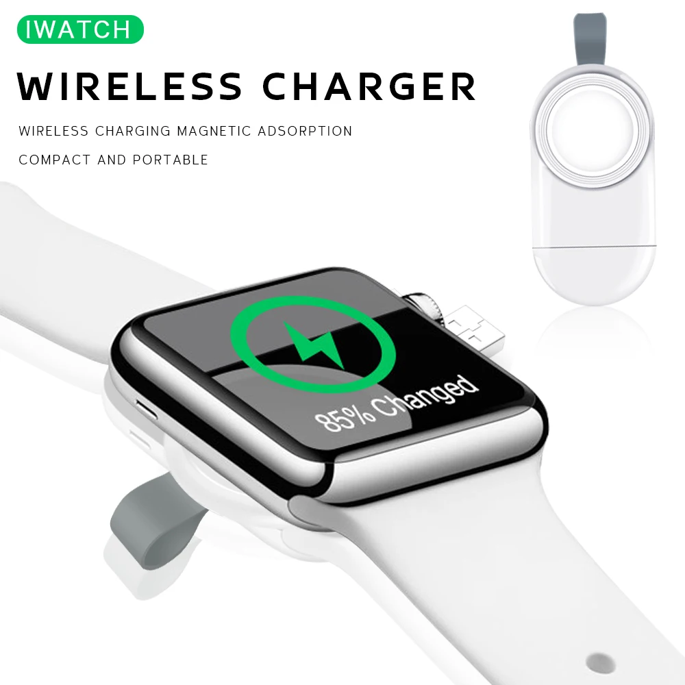 Portable Wireless Charger for IWatch 5 4 Charging Dock Station USB Charger Cable for Apple Watch Series 5 4 3 2 1