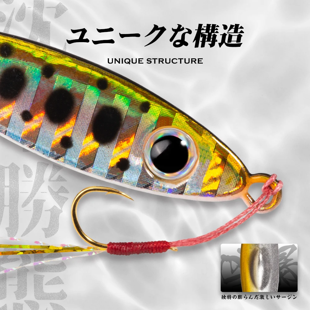 6pcs Lead Jigging Fishing Lures 10g - Micro Butterfly Jigs For Tuna, Snapper, Grouper & Bass With Treble Hooks - View #6