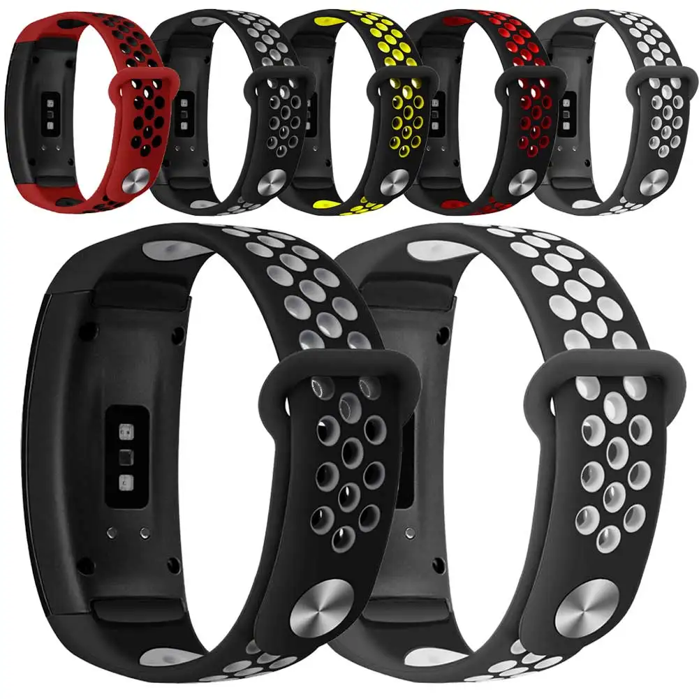 

Watchband For Samsung Galaxy Gear Fit2 PRO R365 Belt Soft Silicon Breathable Watch Band Strap For Samsung Galaxy Gear Fit2 R360