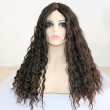 Свободные кудрявые еврейские парики Кошерные Парики европейские волосы двойной нарисованный шелк основа человеческие волосы парики для женщин девственные волосы полные концы