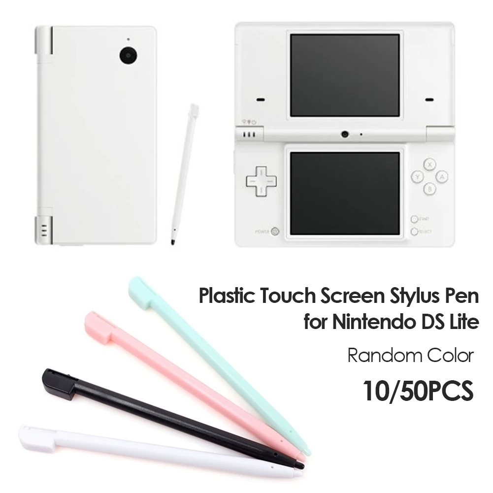4 Colors 10pcs/12pcs/50pcs Plastic Touch Screen Stylus Pen For Nintendo