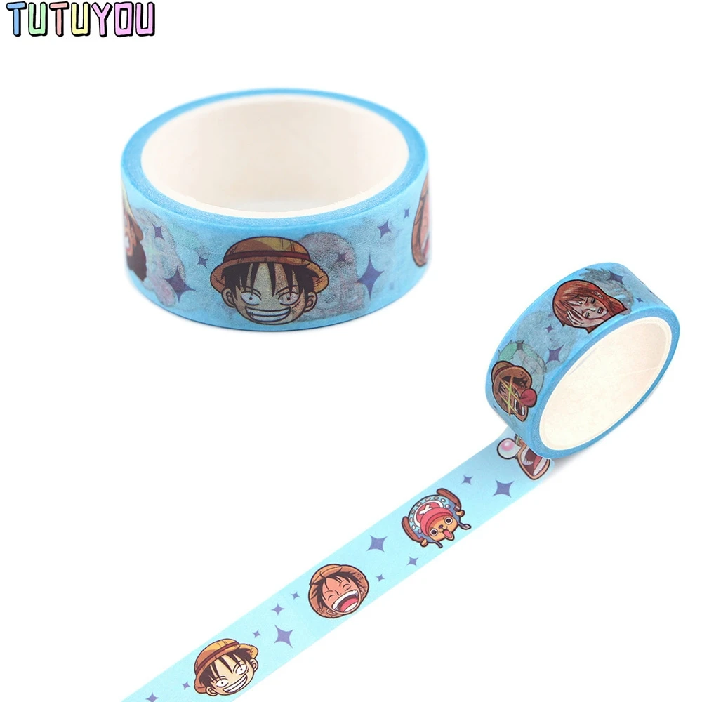 

PC2015 One Piece Animation Style Washi Tapes DIY Painting Paper Tape Decorative Adhesive Tapes Scrapbooking Stickers