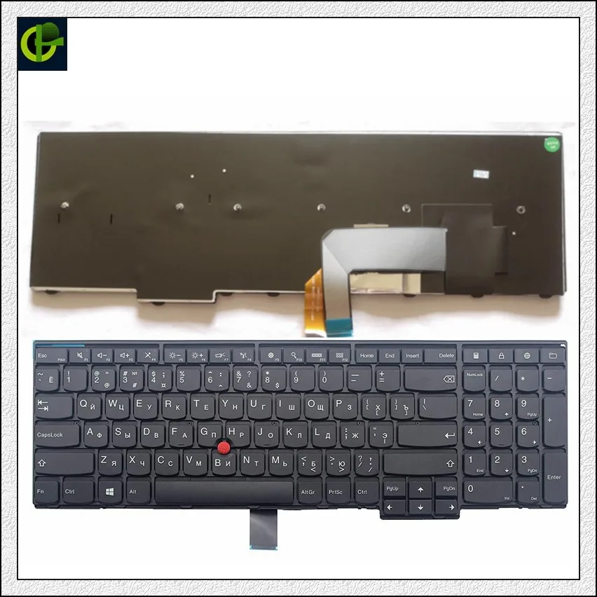 Русская клавиатура для Lenovo IBM thinkpad W550 P50S 20FK 20FL T560 L560 4Y2652 04Y2682 04Y2688 04Y2719 04Y2725 RU Черная |