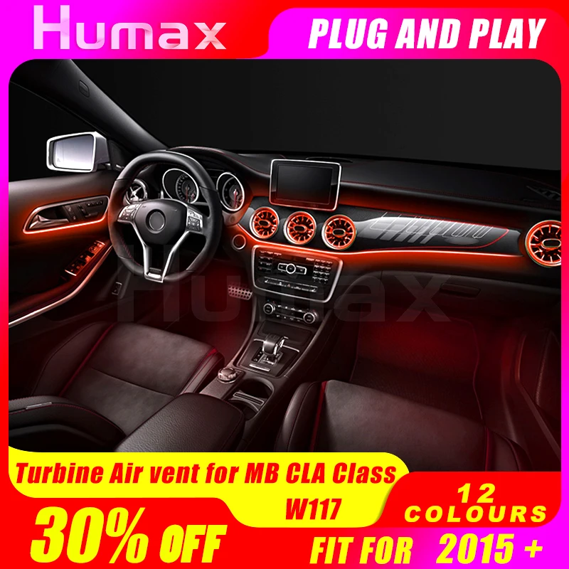 Светодиодный турбинный вентиляционный автомобильный Кондиционер