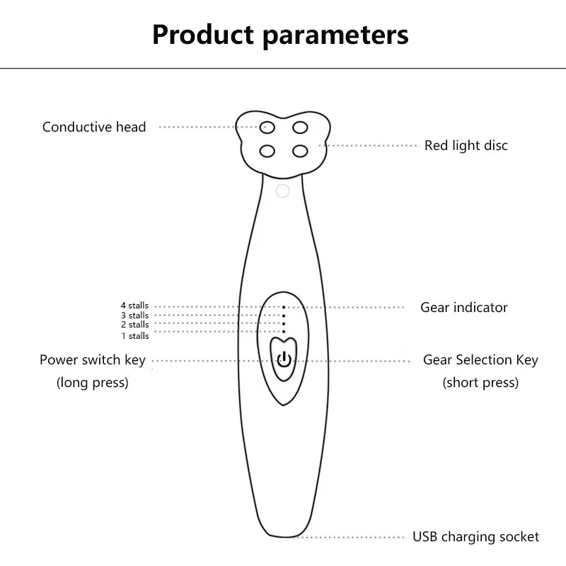  Ultrasonic Ion Import Facial RF Radio Frequency For Lifting Face Lift Body SKin Wrinkle Removal Ski