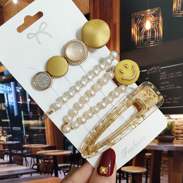 Starfish Hair Clip For Women 2022 Korean Acrylic Hairpins Geometric Crystal Hair Barrettes Girl Hair Accessories Hairgrip