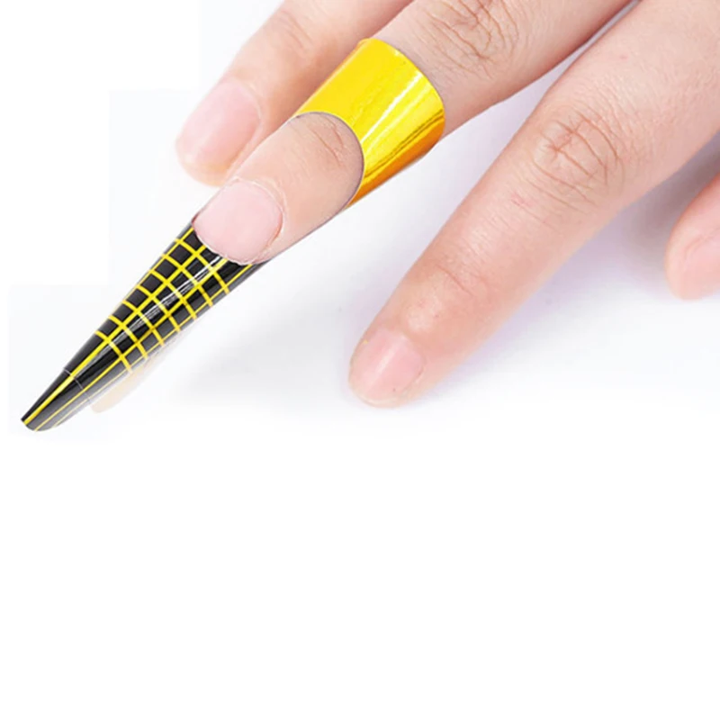 Monika nails профессиональный набор для маникюра из 500 штук, руководство для наращивания ногтей, УФ гель для ногтей, формочка для дизайна во Франции, кривая форма, инструмент для маникюра