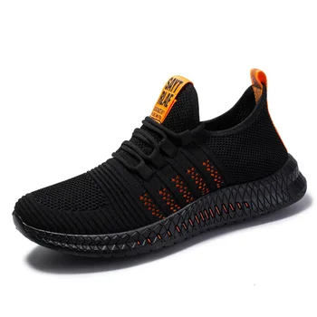 

Skyaxmoto 2019 new autumn men's Flat Casual shoes men's sports and leisure shoes breathable wild running mesh shoe