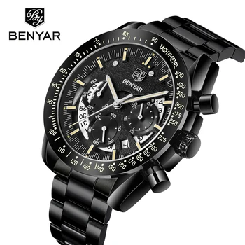 

BENYAR Mens Watches Top Brand Luxury 30m Waterproof Date Clock Male Sports Watch Men Quartz Wrist Watch Relogio Masculino 2019