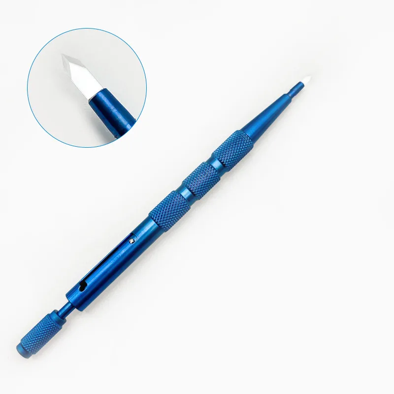 Ophthalmic Blade Straight Double Lancet Blade Sapphire Knife Stab