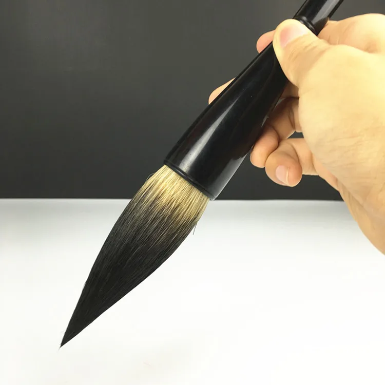 Bear Hair Chinese Calligraphy Brushes Pen Regular Script Spring Couplet Hopper-shaped Brush Chinese Traditional Painting Brush