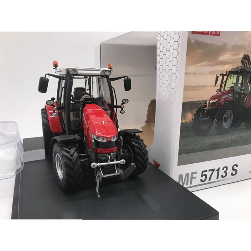 1:32 Сплав Трактор Модель MASSEY FERGUSON MF5713S металлический сельскохозяйственный трактор Модель Коллекция украшений
