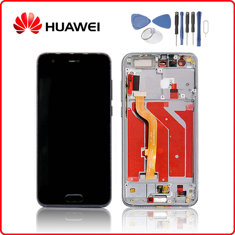

Original For HUAWEI Honor 9 LCD Display Touch Screen Digitizer For Huawei honor9 Display with Frame STF-L09 STF-AL10 STF-AL00