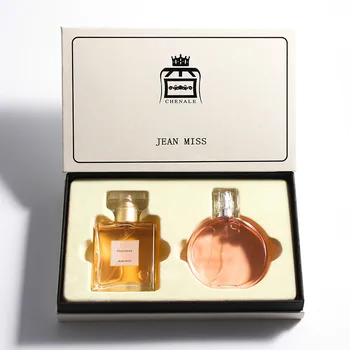 

2Pcs*50ML/Set Women's Perfume Fragrance Fresh Sexy Natural Ladies Perfumed Long-lasting Antiperspirant Deodorant Parfum