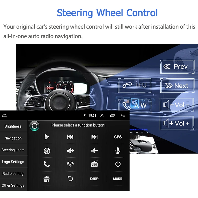 Автомагнитола BF для HYUNDAI 2018 2019 TUCSON 10 1 дюйма 2 + 32 ГБ IOS Carplay Android автомобильный