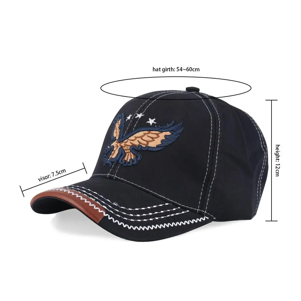 Темно-голубая бейсболка для мужчин и женщин Зимняя кепка s Eagle USA Chapeu Snapback шапки для взрослых гольф спортивная шапка хип хоп Регулируемая Солнцезащитная шляпа