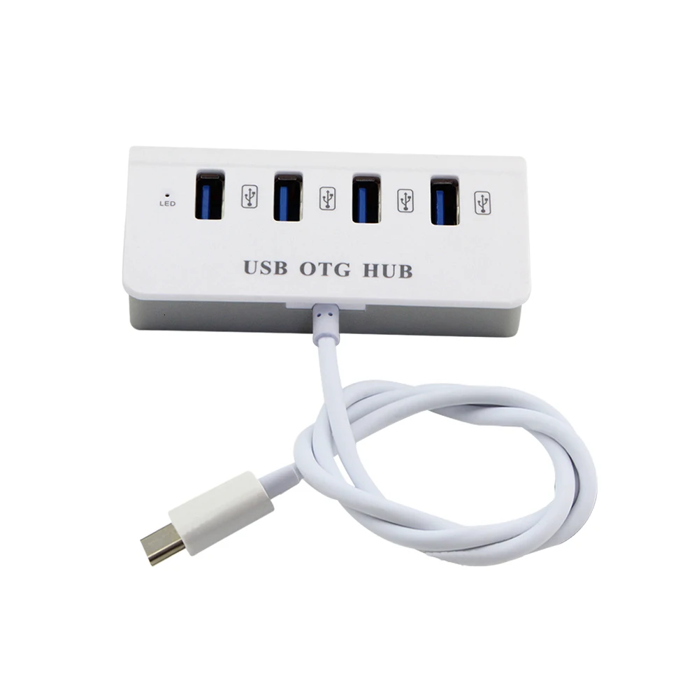 CHYI Портативный Usb-c концентратор типа C до 4 порта Usb 3,0 Hab сплиттер супер скорость мини Компьютерные аксессуары для смартфона Macbook Pro