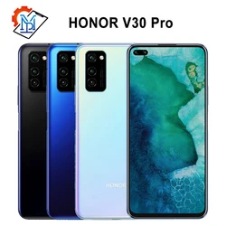 Оригинальный Honor V30 Pro 5G мобильный телефон 6,57 дюйм8 ГБ + 256 ГБ Восьмиядерный Android 10 AI Тройная камера 40 Вт SuperCharge Samrtphone