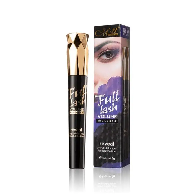 Mascara Водостойкая Черная тушь для ресниц с силиконовой щеткой для наращивания ресниц - Цвет: Mascara