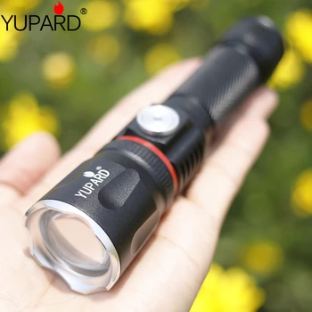 

Multifunction COB LED Mini Pen Light Work Inspection T6 USB rechargeable flashlightCamping light Bottom with Magnet