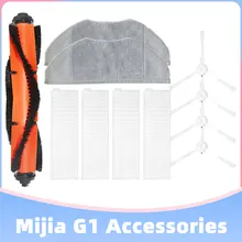 

For Xiaomi Mijia G1 Robot Vacuum Cleaner Parts Accessories Main Roller Brush Washable Hepa Filter Side Brushes Mop Rag Cloth