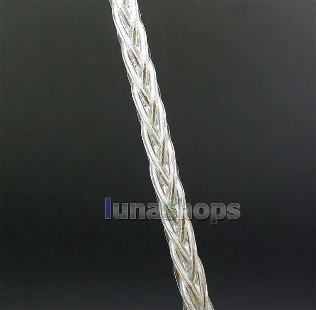 JH 4ピン 7N OCC 銀コート 4.4mm5極 Roxanne Layla JH 4ピン 7N OCC 銀コート 4.4mm5極 Roxanne Layla