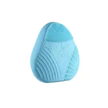 Очищающее средство для лица зарядка водонепроницаемый силиконовый Очищающая щетка для лица Портативный Массажер Уход за кожей для женщин синий