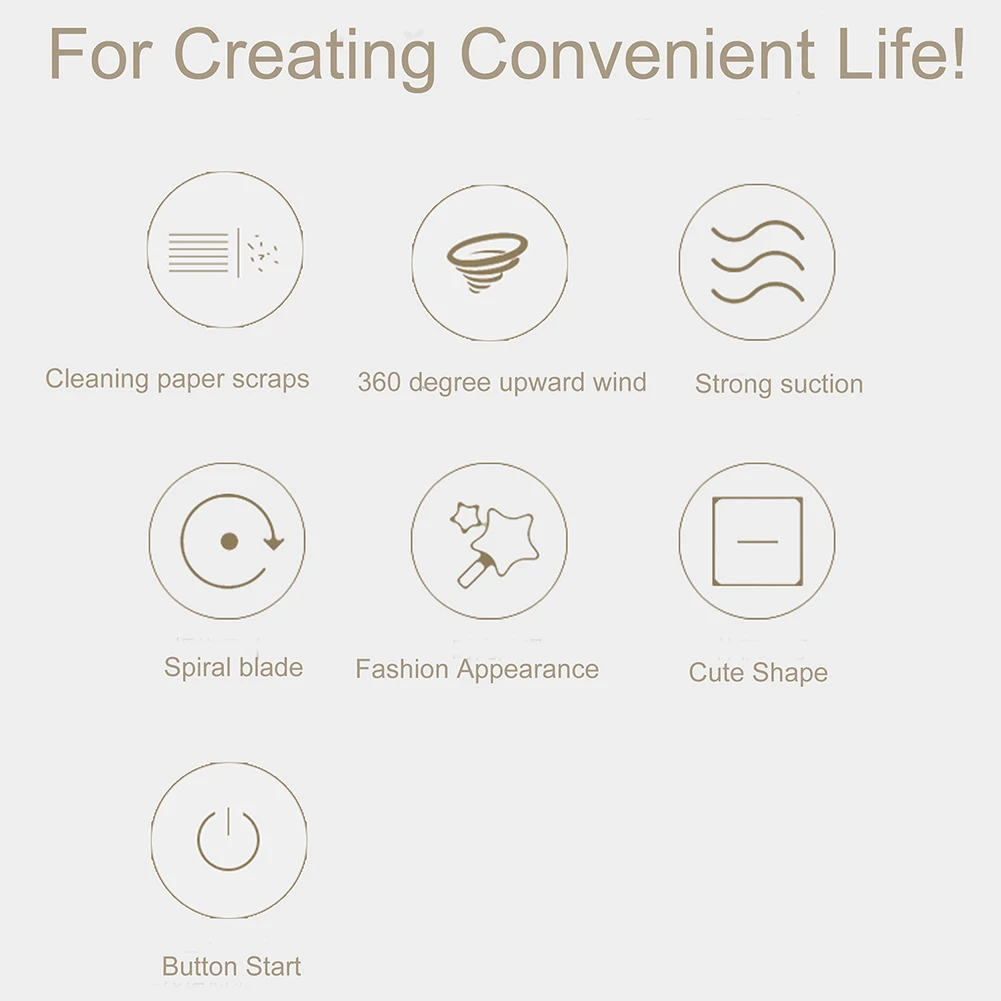 Gift Mini Desktop Automatic Cleaning Scraps Collector USB Charging Home Cute Student Keyboard Vacuum Cleaner Portable Dust