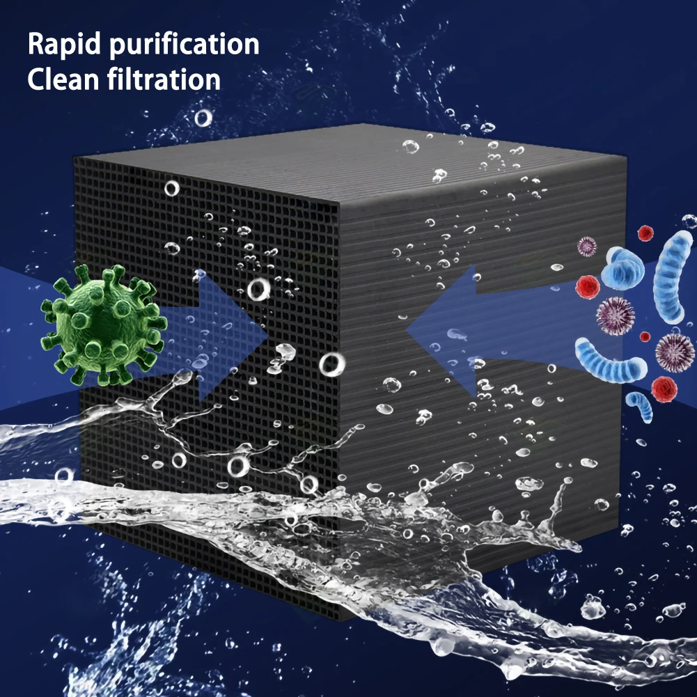 

Nano Water Purification Cube for Fish Tank Bottom Filter Material Bacteria Cultivation Eco-Aquarium Water Purifier Cube