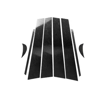 

Auto exterior accessories Carbon fiber center pillar trim B-pillar door and window strip for Camry car