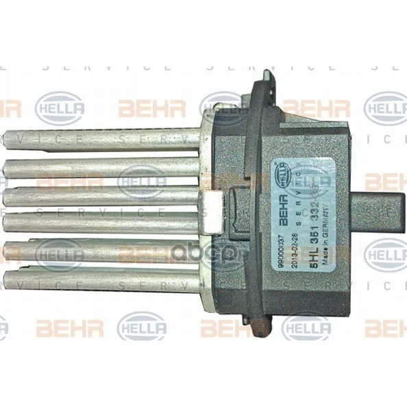Резистор Вентилятора Отопителя Land Rover/Volvo Hella 5hl351332381 HELLA арт. 5HL351332381