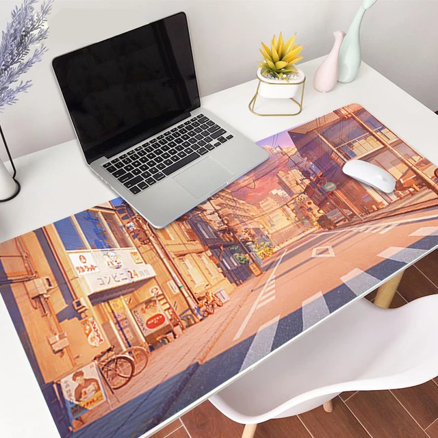 Kawaii Mouse Pad Gamer Pink Computer Mat Cute Office Decor Large Gaming Slipmat Keyboard Pc Accesories 800x300 Mousepad 90x40 Xl 12