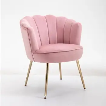 

Light Luxury Lazy Single Fabric Sofa Bedroom Backrest Mini Modern Nordic Coffee Shop Manicure Chair