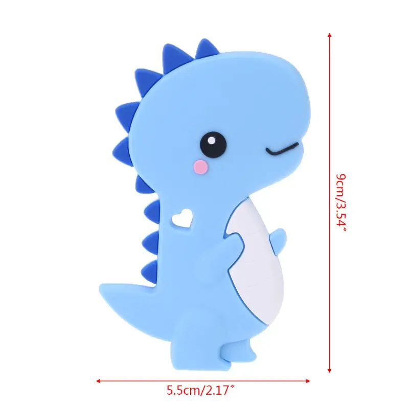 27-Blue Силиконовая Милая пчелка, детский прорезыватель, игрушки, прорезыватель, воротник, соска, зажимы, жевательные принадлежности, DXAD - Цвет: 27-Blue