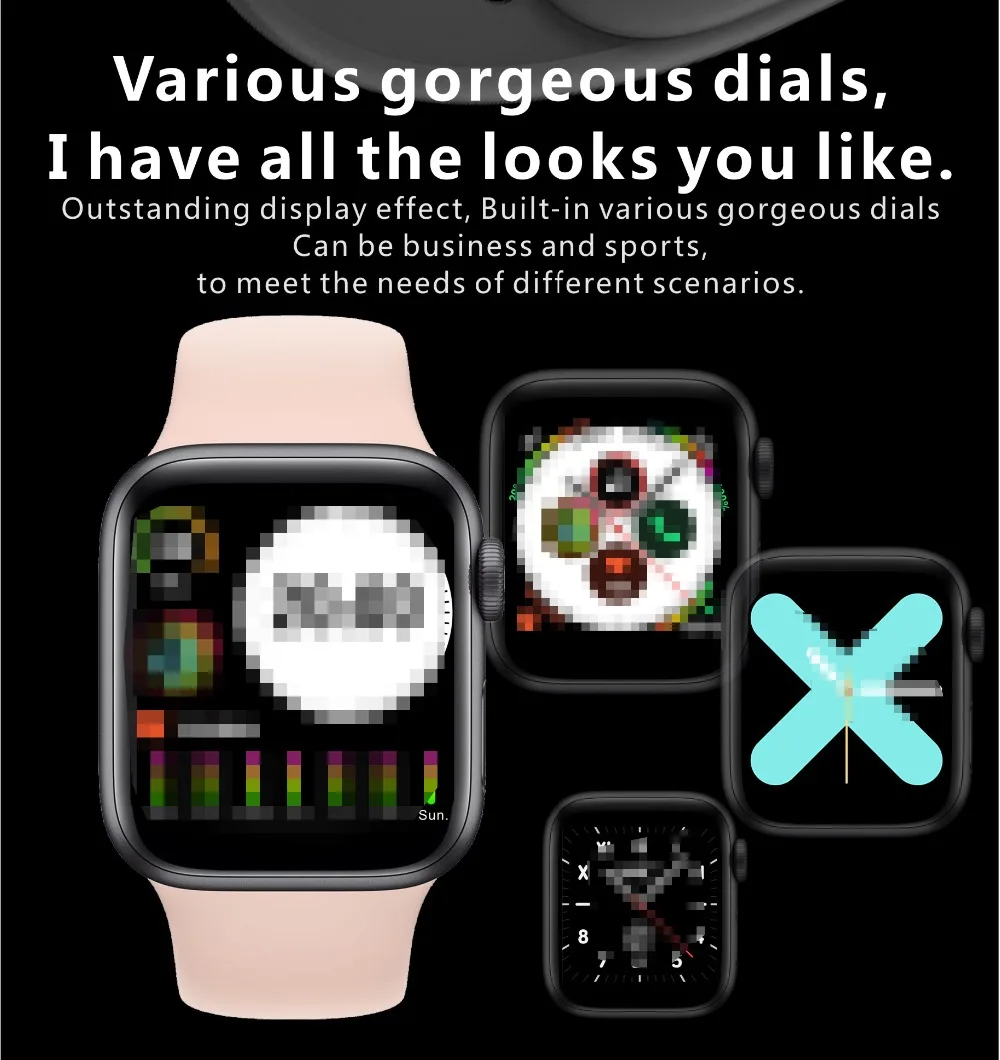 2020 H55 pro Smart Watch 40 mm Women Series 5 Bluetooth Call Smartwatch Heart Rate Sport Band For IOS Android PK IWO 12 W75 T200 (3)