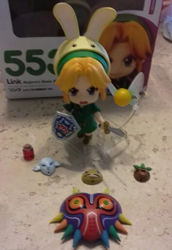Горячее предложение! Распродажа! Новинка 10 см Zelda Link фигурка Majoras Mask только ограниченная серия фигурка игрушка Рождественский подарок с коробкой