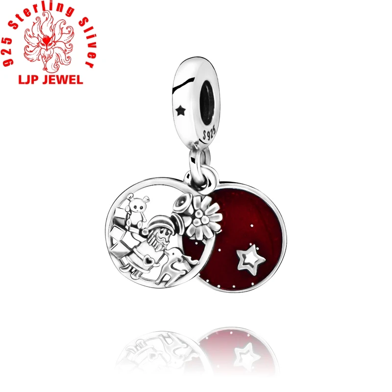 2019 реальные рождественские 100% браслеты с надписью BeadsSanta Love Peace Joy подходят для оригинальных браслетов pandora