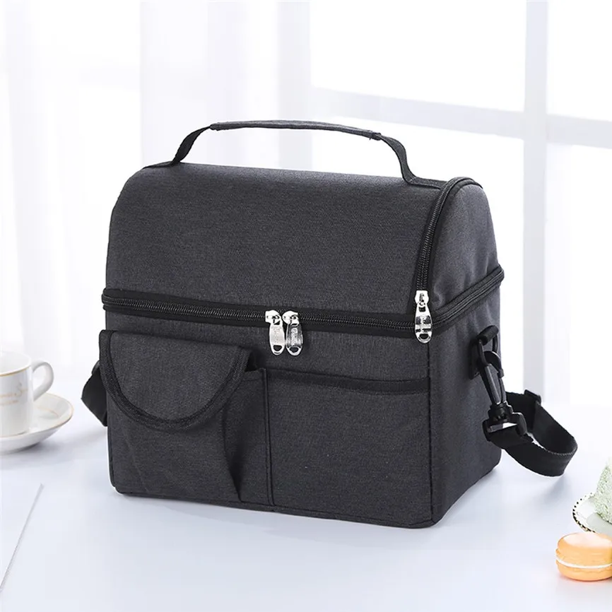 

Unisex Handbags Zippers Outdoor Crossbody Fashion Simple Large Capacity Waterproof Lunch Bag High Quality Pocket Bolsos Mujer 40