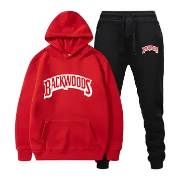 

2020 New Two Pieces Set Fashion Hooded Sweatshirts Sportswear Men Tracksuit Hoodie Autumn Brand Clothes Hoodies+Pants men sets