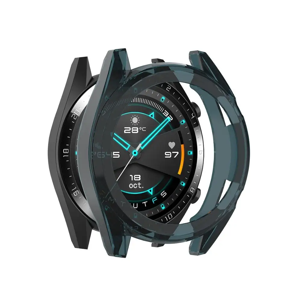 Протектор совместим с huawei Watch 46 мм GT/GT2/Активный защитный scracch-resistant Чехол универсальный чехол для huawei GT(46 мм