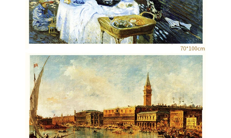 Paper 2000 pieces Adult Puzzle world famous painting Jigsaw puzzles Education toy gifts for children home decoration